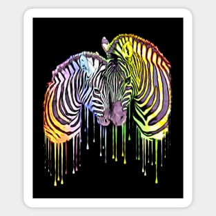 Zebra Lovers 9 Sticker